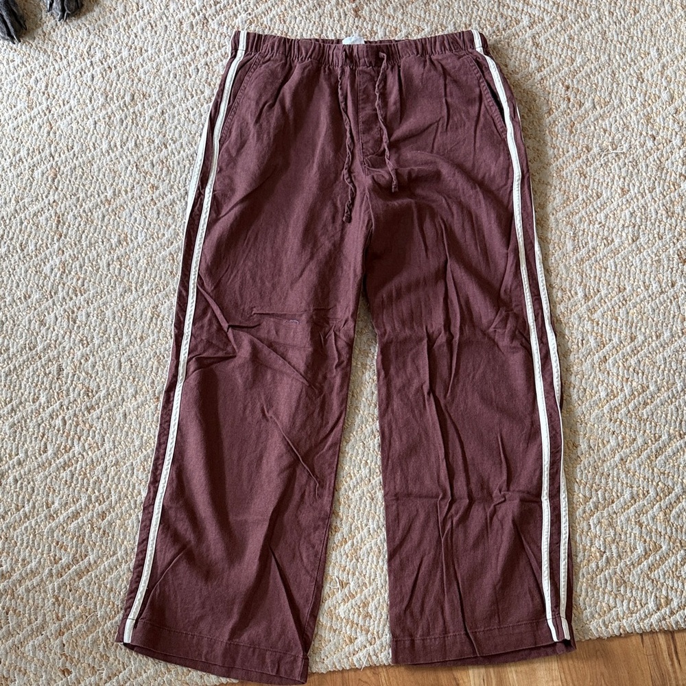 GAP Brown Wide-Leg Pants